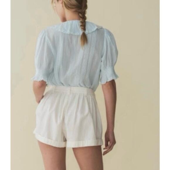 DOEN Henri Top in Alice Blue M - Picture 3 of 11